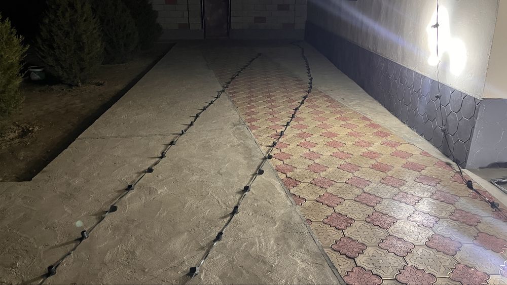 Декоритивные грилянда лампочки  60 метра