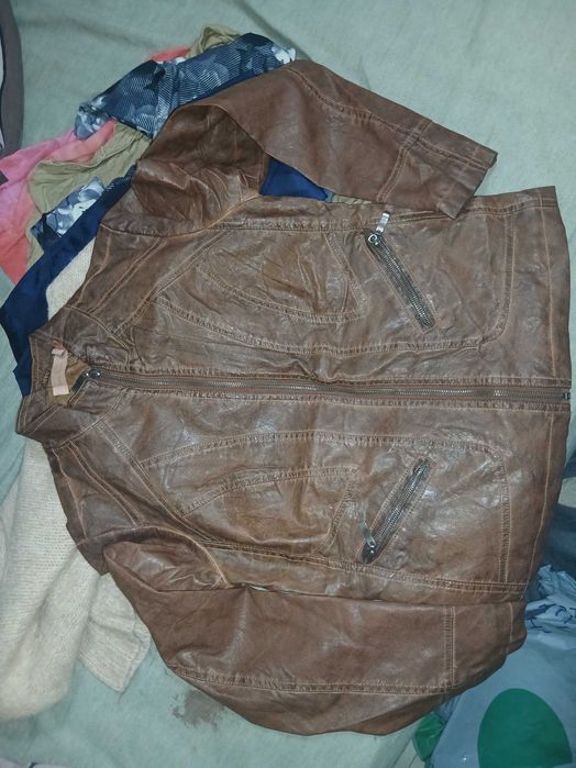 Кожено яке с страхотен ефект