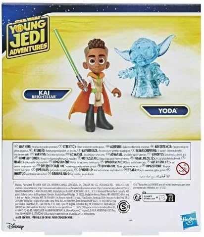 STAR WARS Young Jedi Adventures Екшън фигура Kai Brightstar и Йода