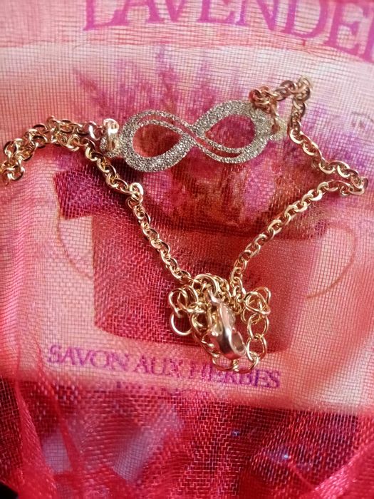 Bratara suflata cu aur