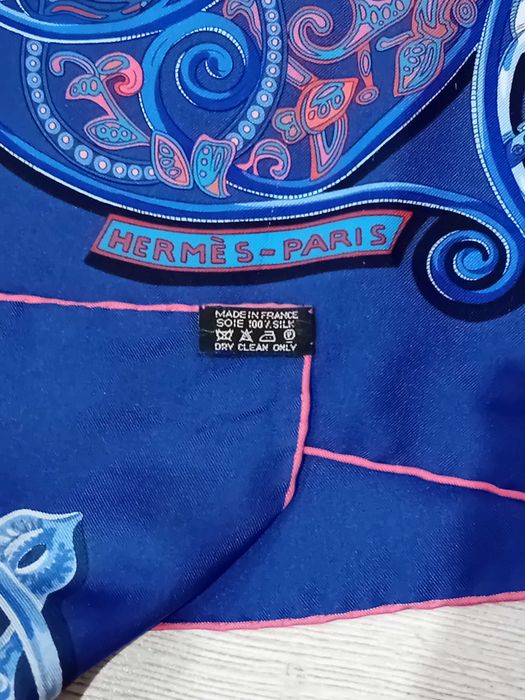 Eșarfă originală Hermes – Paris, La Charmante Aux  Animaux din mătase