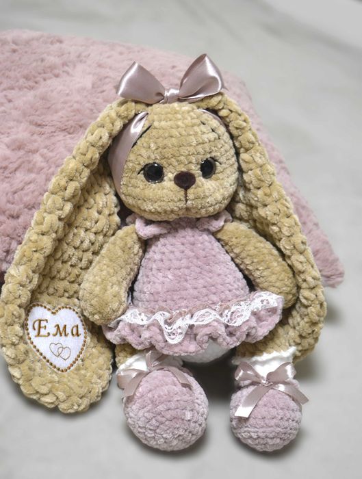 Плетено зайче Плетени играчки