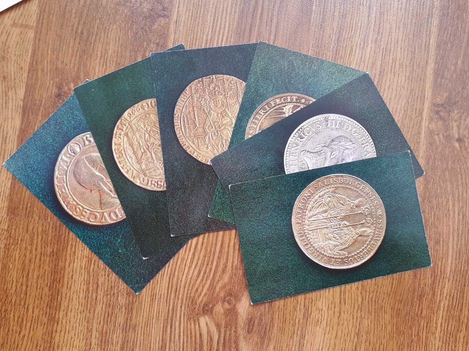 открытки с монетами