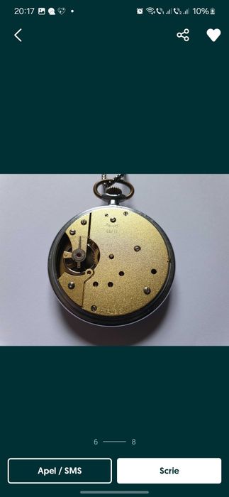 Ceas buzunar mecanic Kienzle