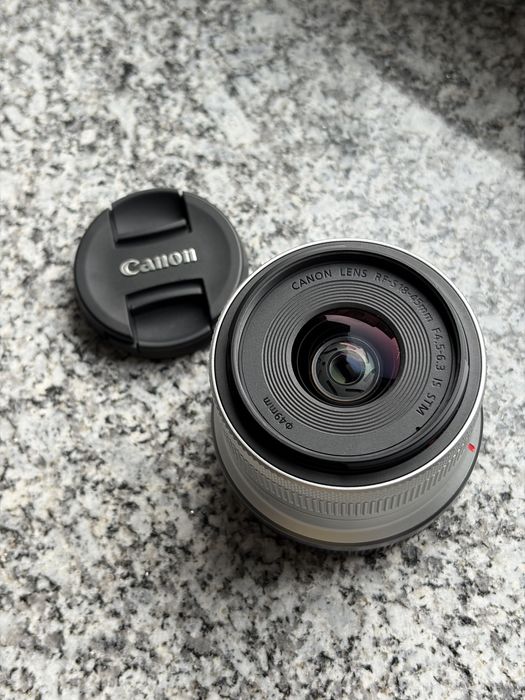 Obiectiv Canon RF-S 18-45mm F4.5-6.3 IS STM culoare albă(NOU)