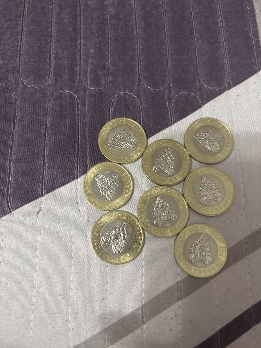 Монета 100 тг. Сакский стиль - «Олень»