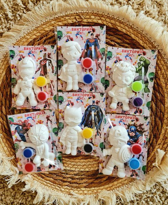 Комплекти за оцветяване с гипсови фигурки - Макси размер