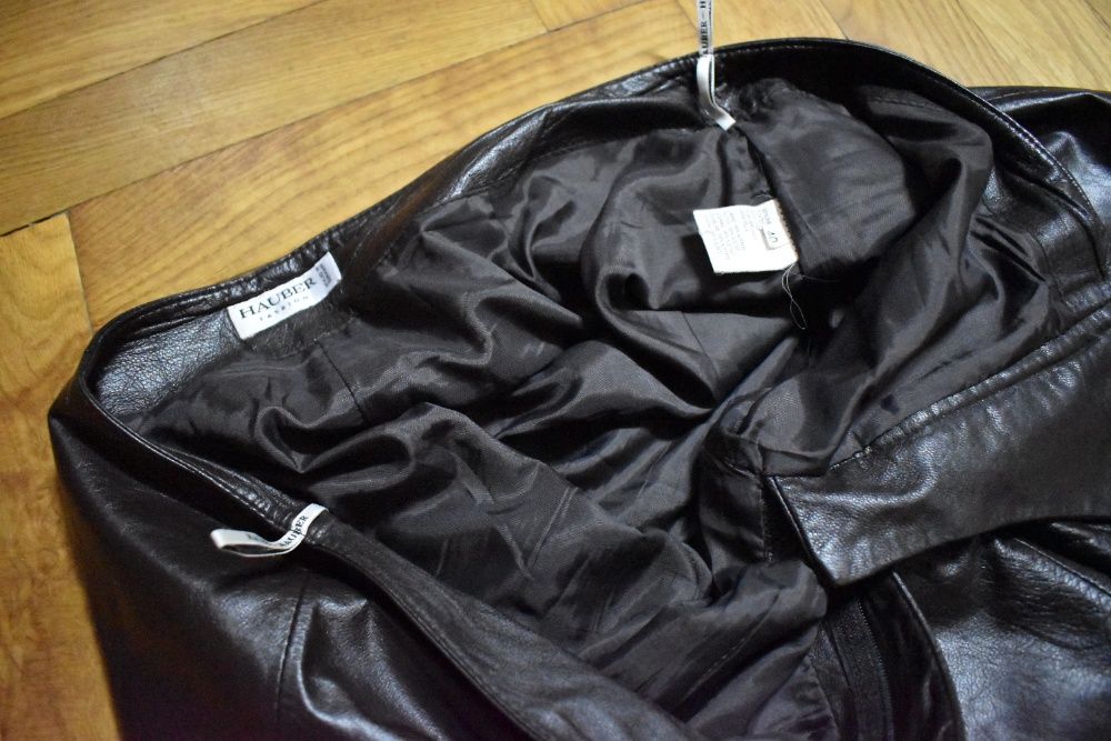 Pantaloni dama din piele