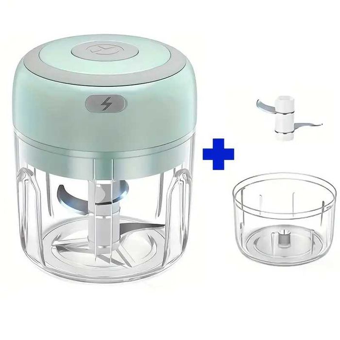 Електрически Чопър/Блендер сет с две купи и с два ножа в комплект