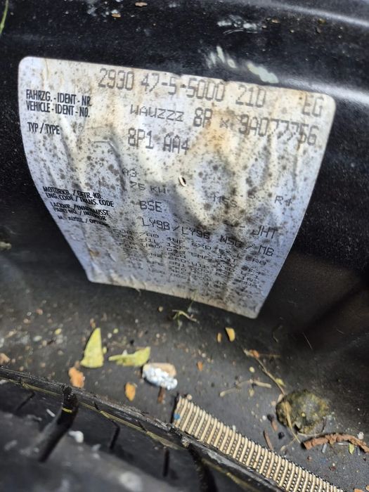 Dezmembram Audi A3 8P 2008 BARA FATA/ CAPOTA MOTOR/TRAGER