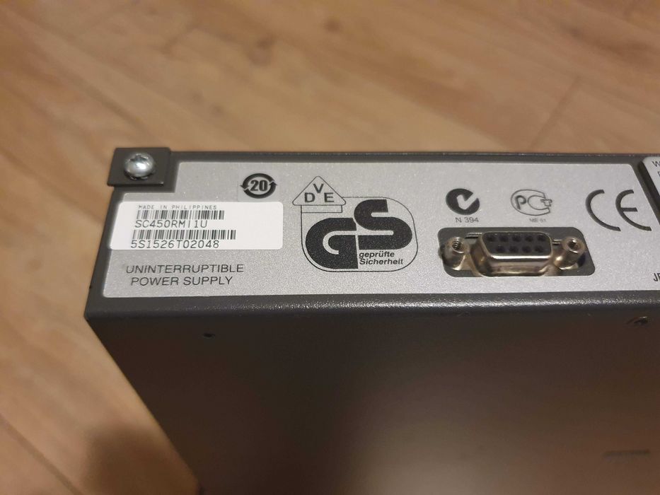 UPS APC Smart-UPS SC 450VA -Rack module - 19 "