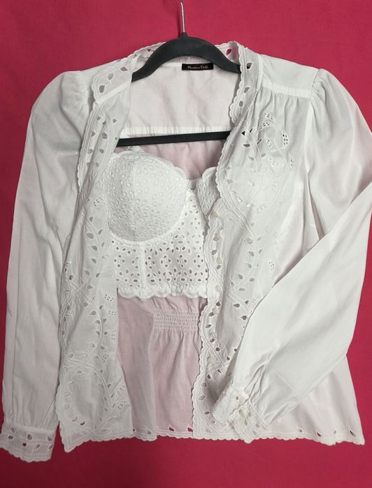 Cămașă Massimo Dutti cu bustiera
