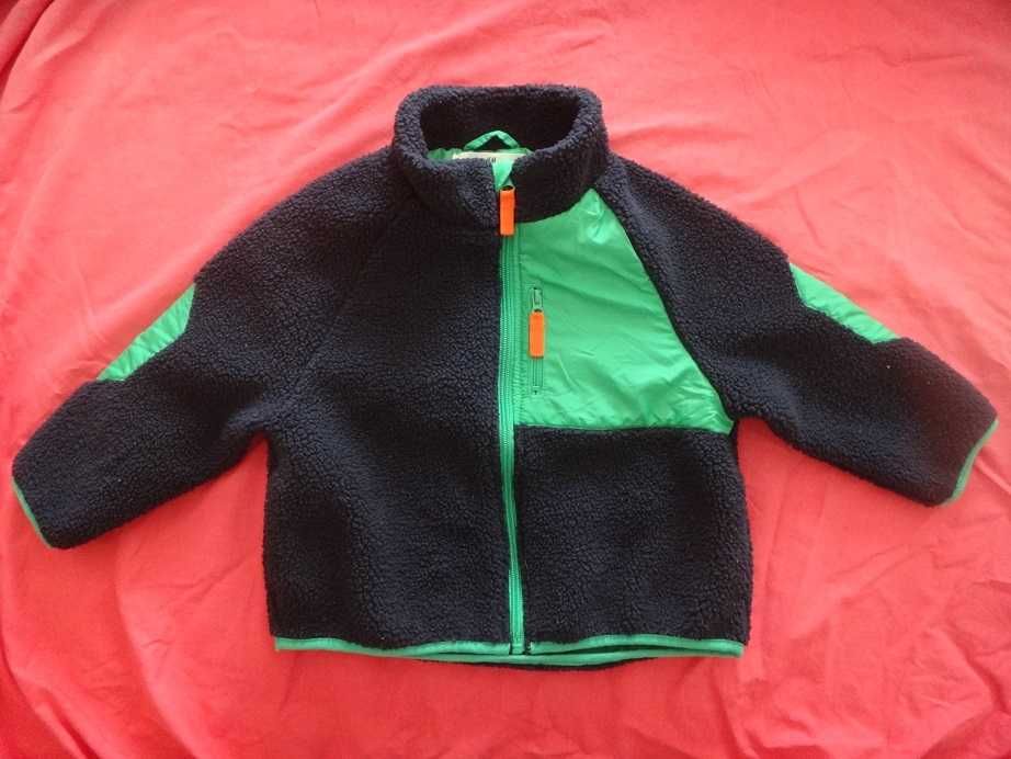 Детско яке от мъхеста материя Марка НМ