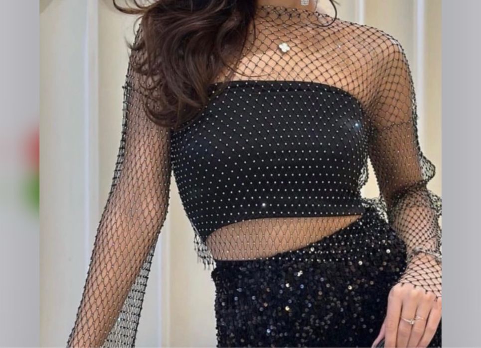 кофта сетка белая