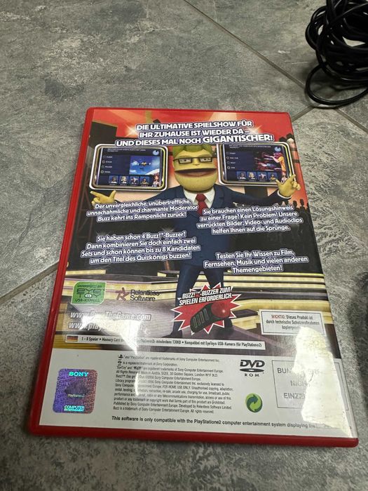 Buzzer Controllers Sony PlayStation2 + Игра PlayStation 2 PS2 ПС2