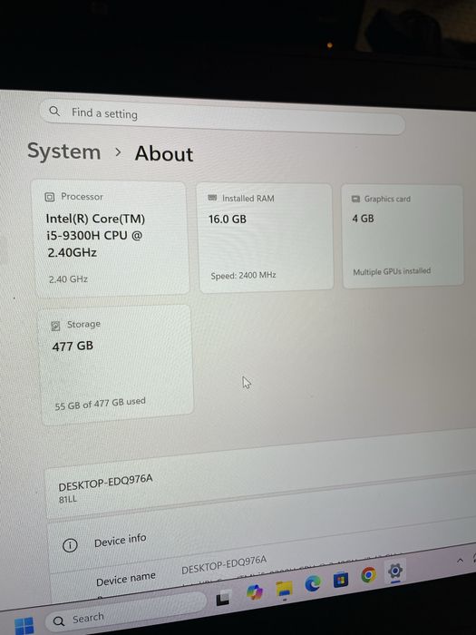Laptop Gaming 17 inch, Lenovo  L340 17IMH