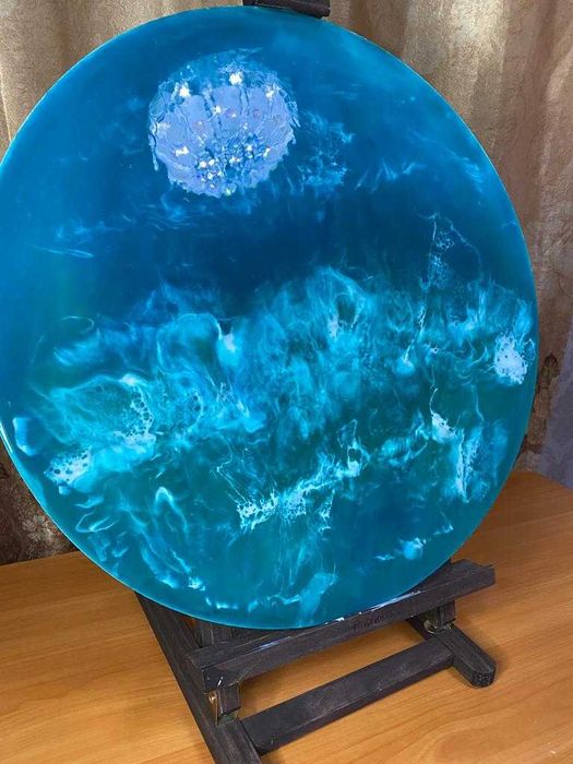 Картина из эпоксидной смолы "Море"