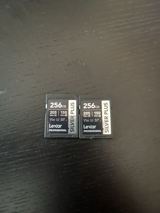 Lexar Silver Plus 256GB sd cards