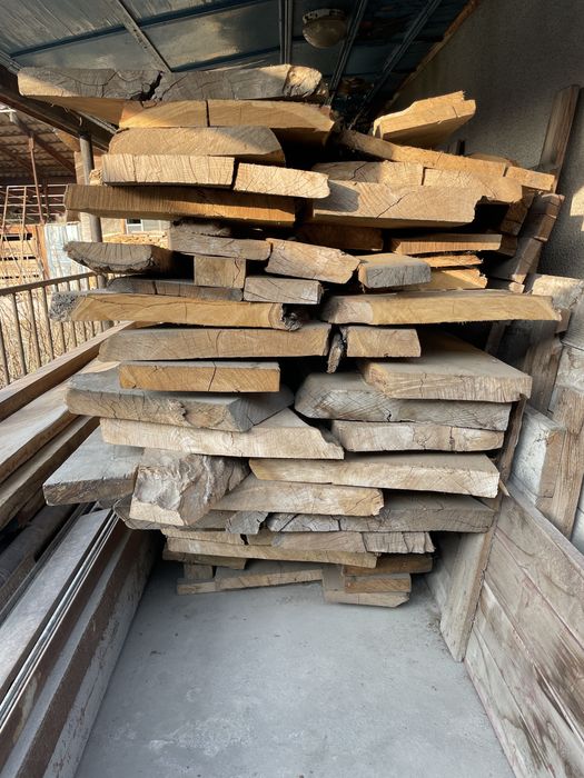 Слэбы карагача, сухой 7 кубов !