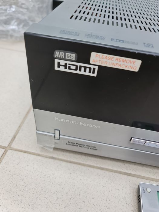 Vând statie audio Harman/Kardon 7.1 AVR645, nouă, cu sunet de înaltă c