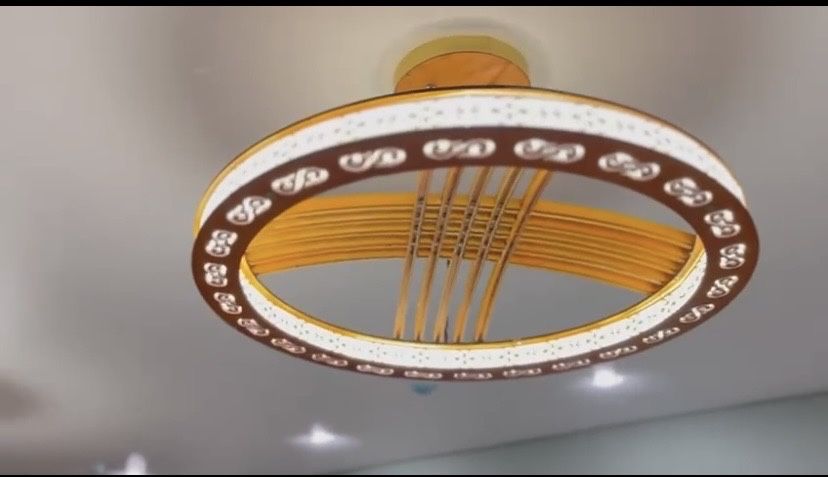 Шаңырақ ұлттық стилдегі люстра