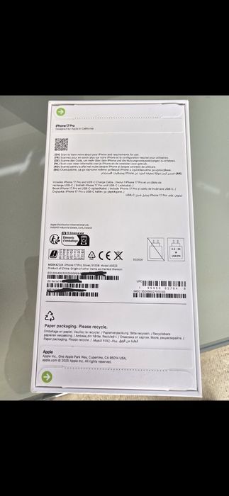 Apple iPhone 17 Pro 512GB Silver  -  Н А Л И Ч Е Н ! ! !