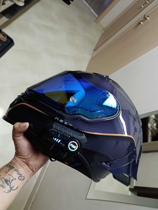 Каска nexx purple carbon