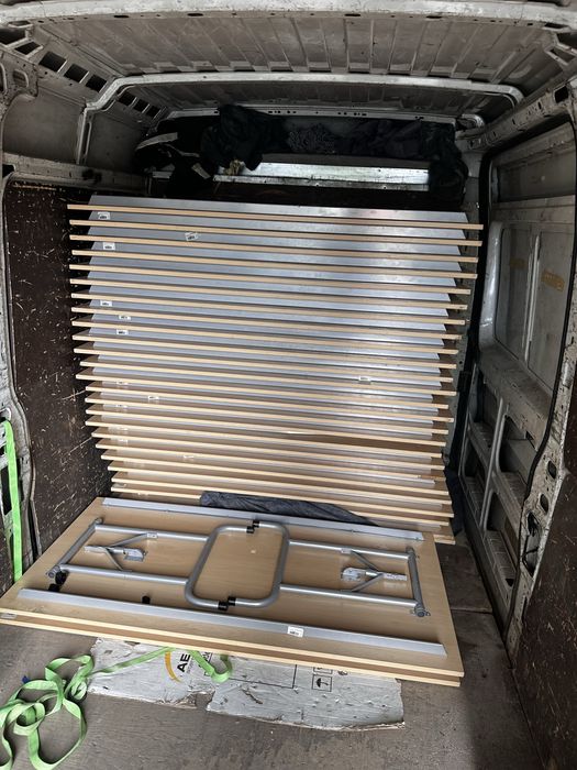 Разтегателна маса с метална конструкция 160х80 см –