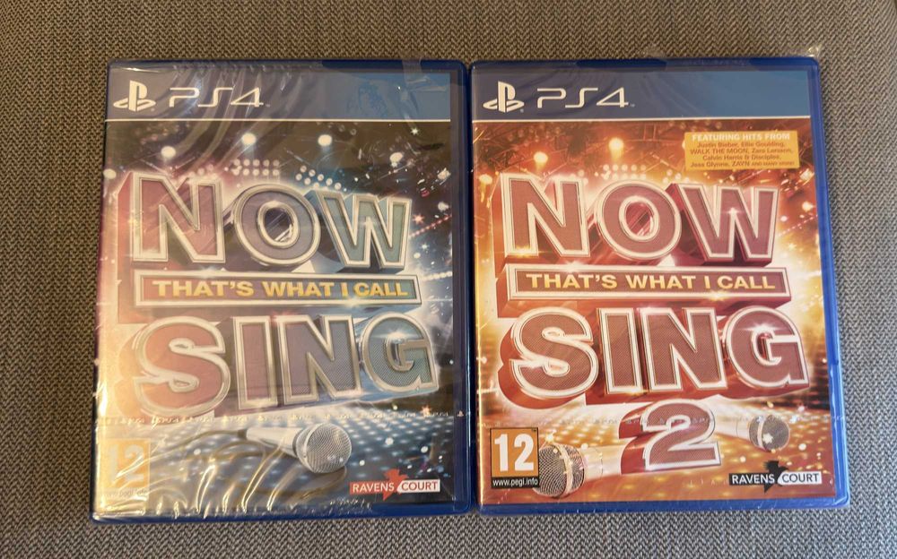 чисто нови Now That's what I Call Sing 1 и 2 за PS4