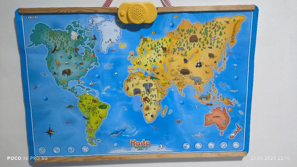 Harta animalelor interactivă