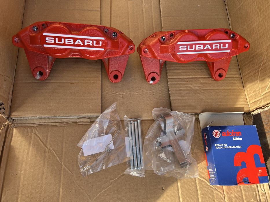 4 бутални спирачни апарати Субару Импреза Форестър WRX/STI Turbo