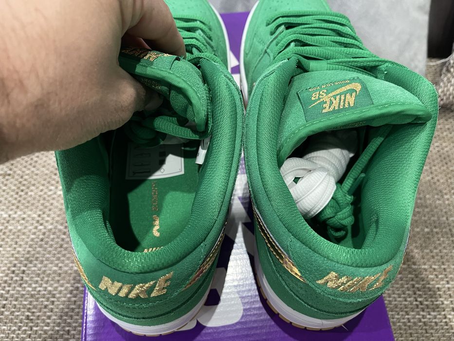 Маратонки Nike SB Dunk Low Pro Saint Patricks Green Здлени Jordan NBA