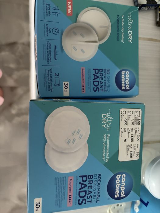 Pompe san+pungi stocare lapte si tampoane san