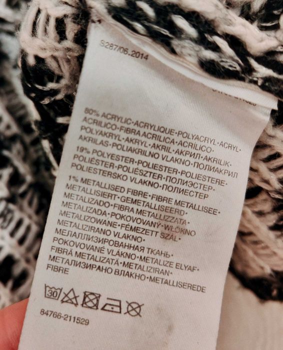 Cardigan pulover lung elegant cu paiete