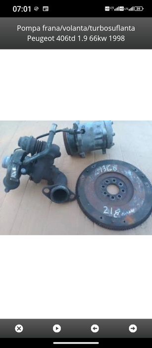 Termoflot/clapetă accelerație/pompa servodirectie-servofrana/elctromot