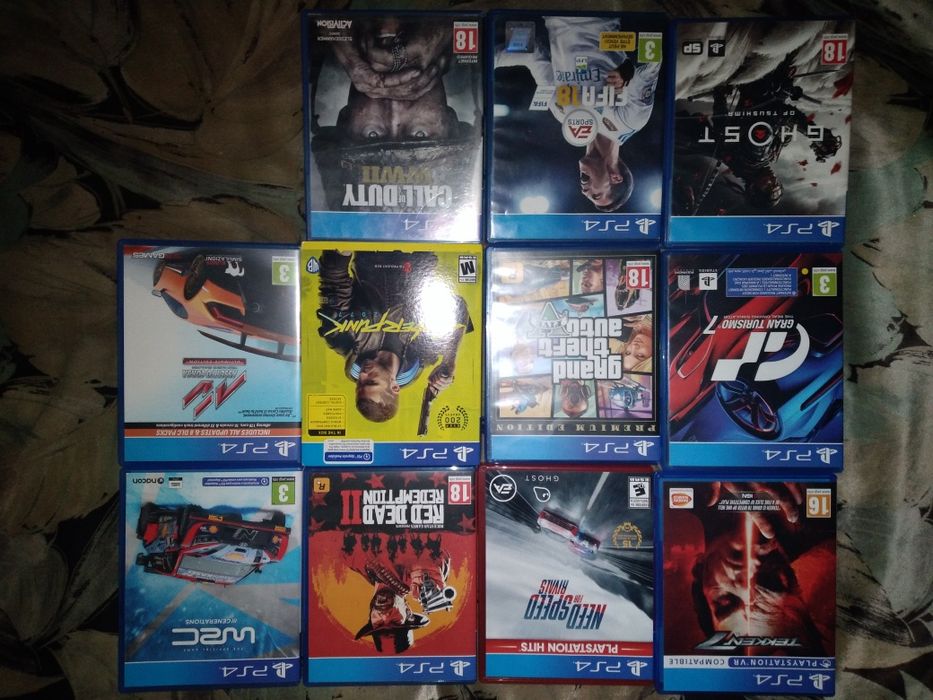 PlayStation 4 PS4 Slim 1 TB + 11 jocuri