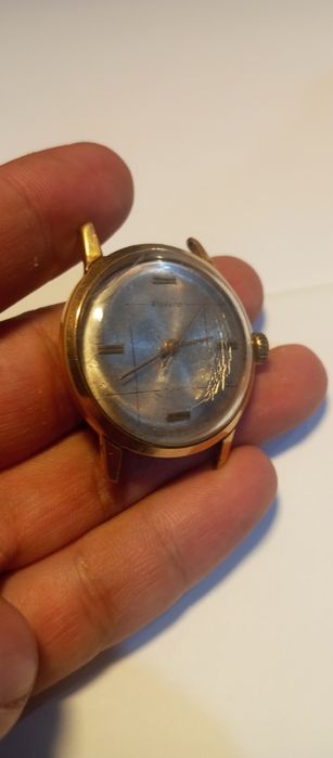 Позолоченные часы ссср