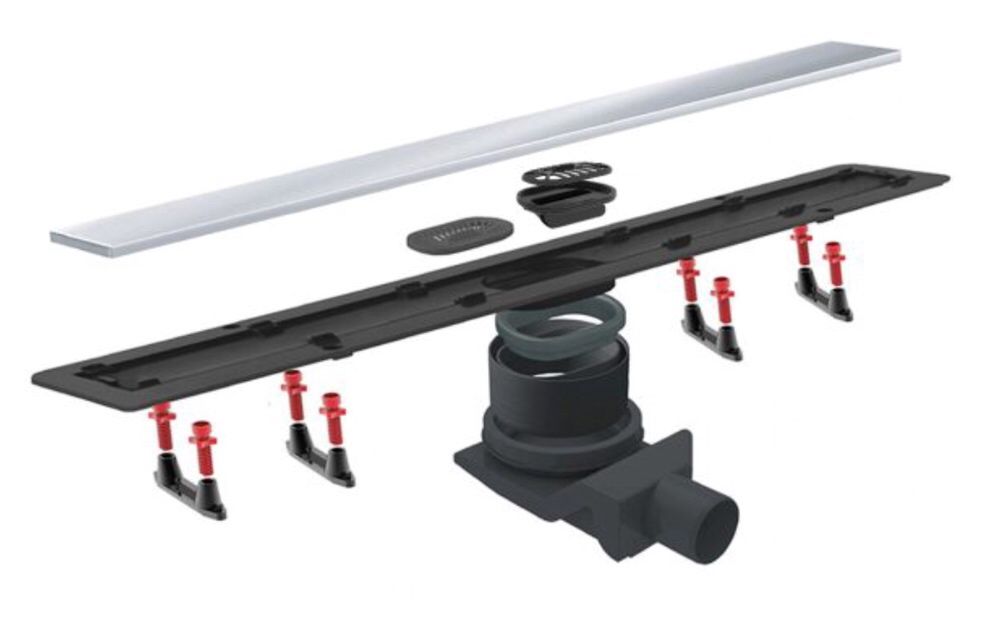 Линеен Сифон Pestan Frameless за плочка с КЛАПА - 450мм