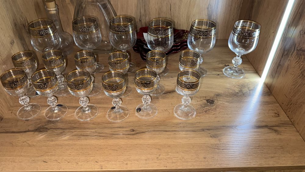 Посуда сервис хрустальная ваза