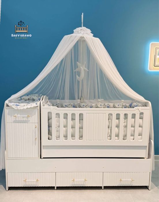 Детский шкаф кровать люлька беланчак