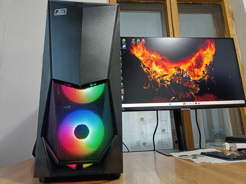 Unitate PC Gaming Ryzen 7 2700X 4.3Ghz/16GB DDR4/RX580 8GB GDDR5/SSD