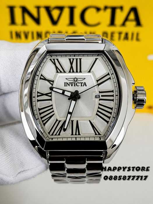 INVICTA Shadow Silver 48 mm, Инвикта нов мъжки часовник