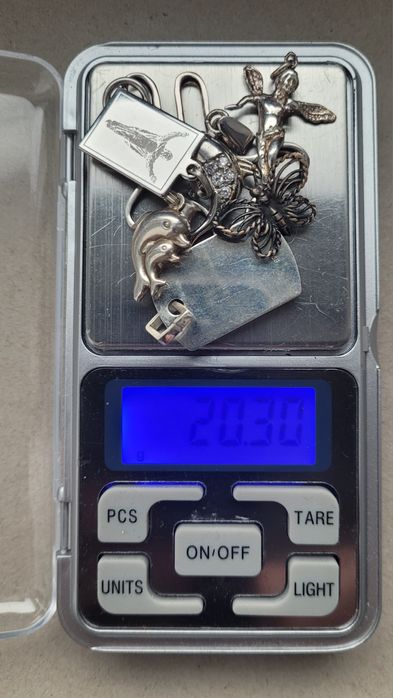 Lot 7  bijuterii pandantive argint 925