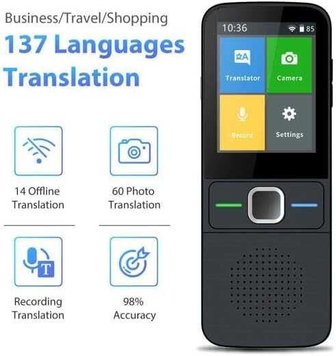 Преводач с изкуствен интелект 137 езика Neo Classic