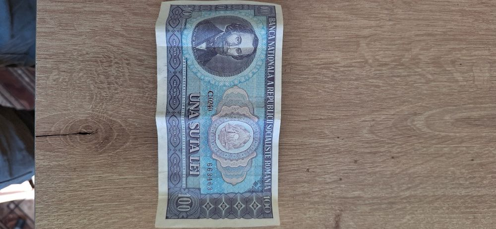 100 lei 1966 se vinde
