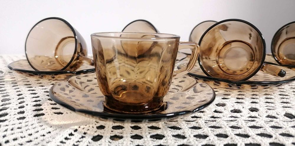 Сервиз за кафе стъкло