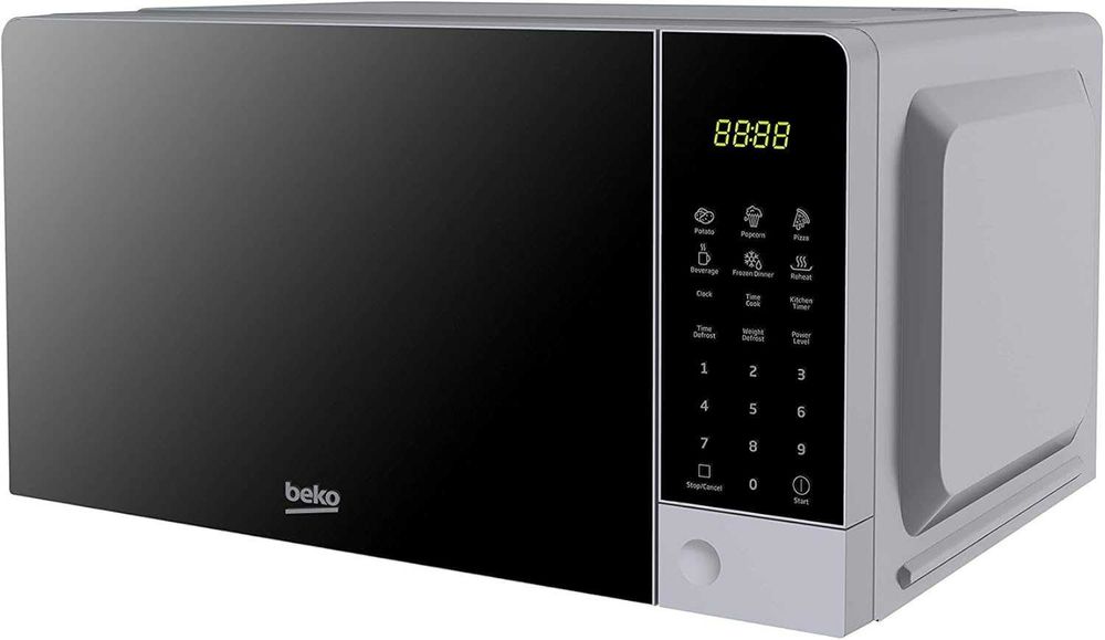 Микровълнова печка Beko MOC201103S, дигитална, 20 л, 700 W, сребриста