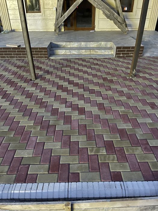 Укладка брусчатки