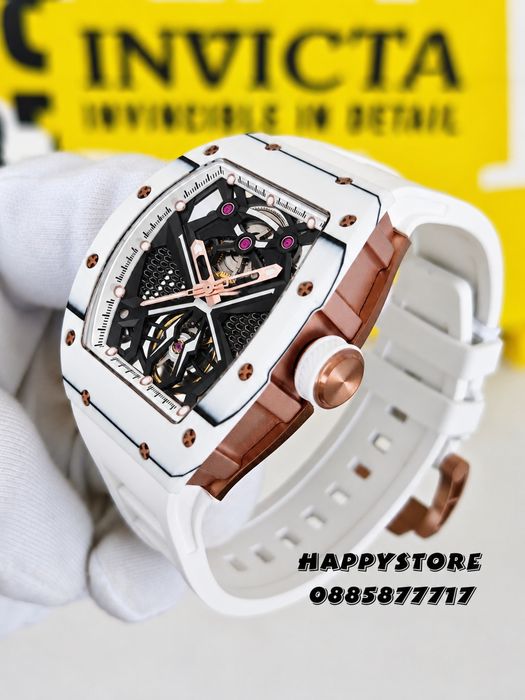 INVICTA Hyperion white/gold automatic 42 mm, Инвикта нов мъжки часовник