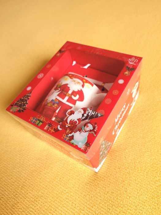 Set Decoratiune de Sarbatori - cana si lingurita - Produs NOU